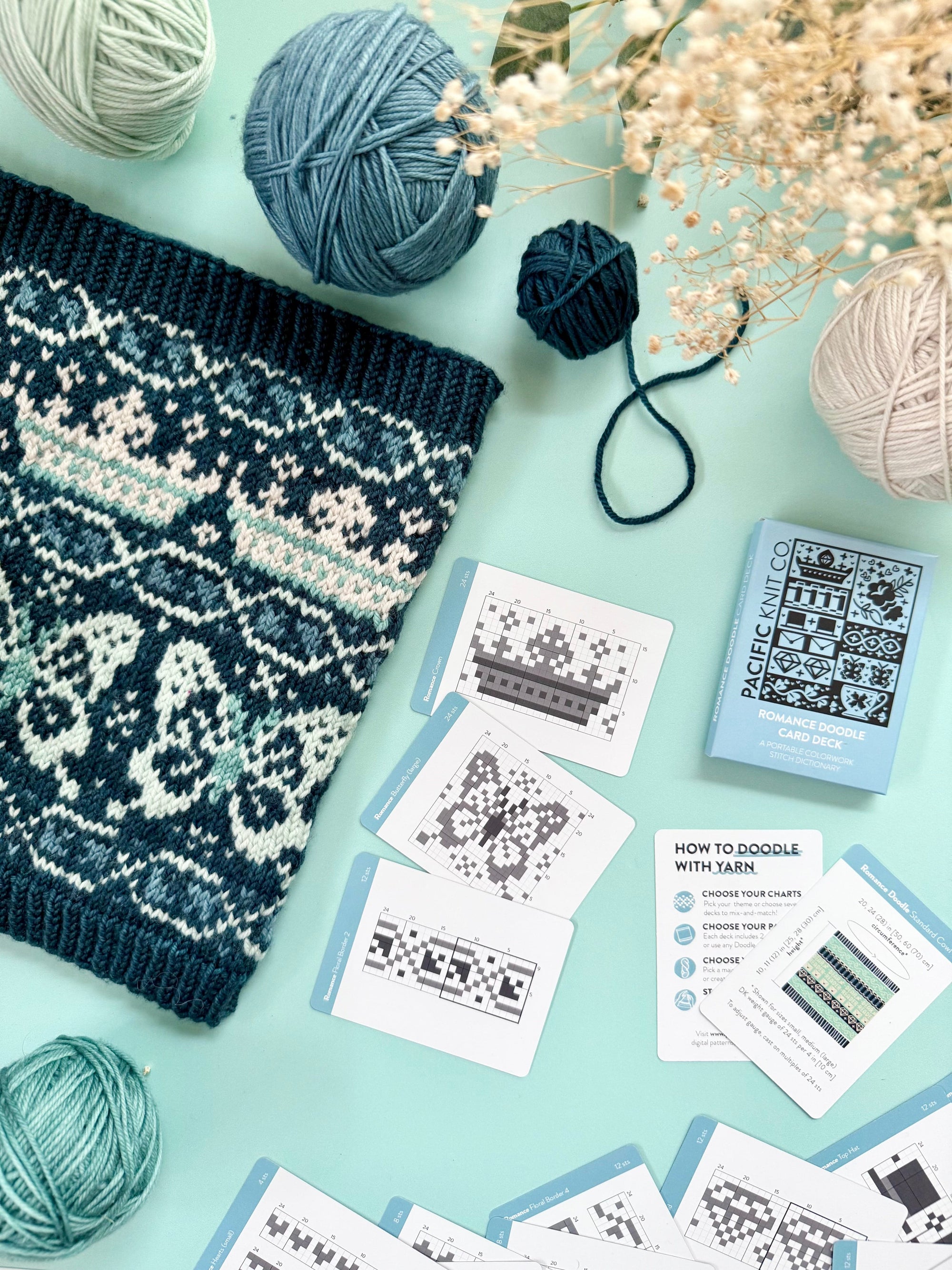 Pacific Knit Co. knitting pattern Pacific Knit Co. - Romance Doodle Card Deck (Expansion) PRE-ORDER