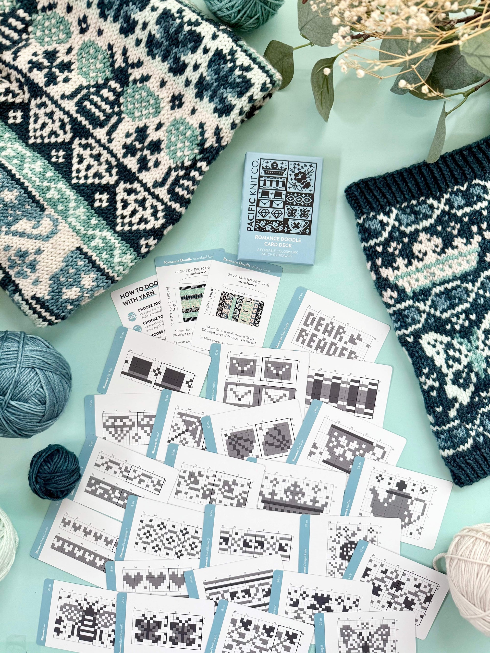 Pacific Knit Co. knitting pattern Pacific Knit Co. - Romance Doodle Card Deck (Expansion) PRE-ORDER