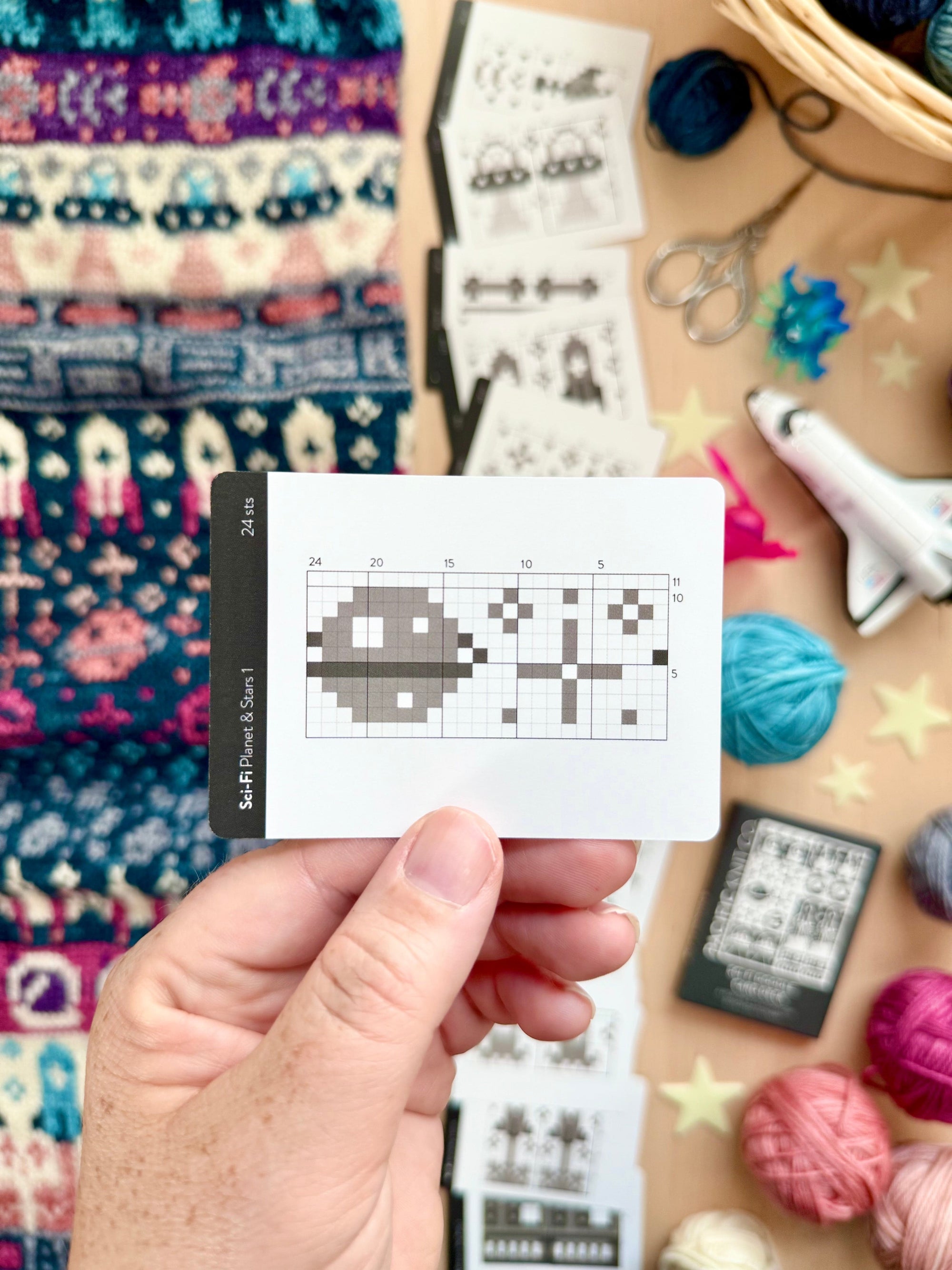 Pacific Knit Co. knitting pattern Pacific Knit Co. - Sci-Fi Doodle Card Deck (Expansion) PRE-ORDER