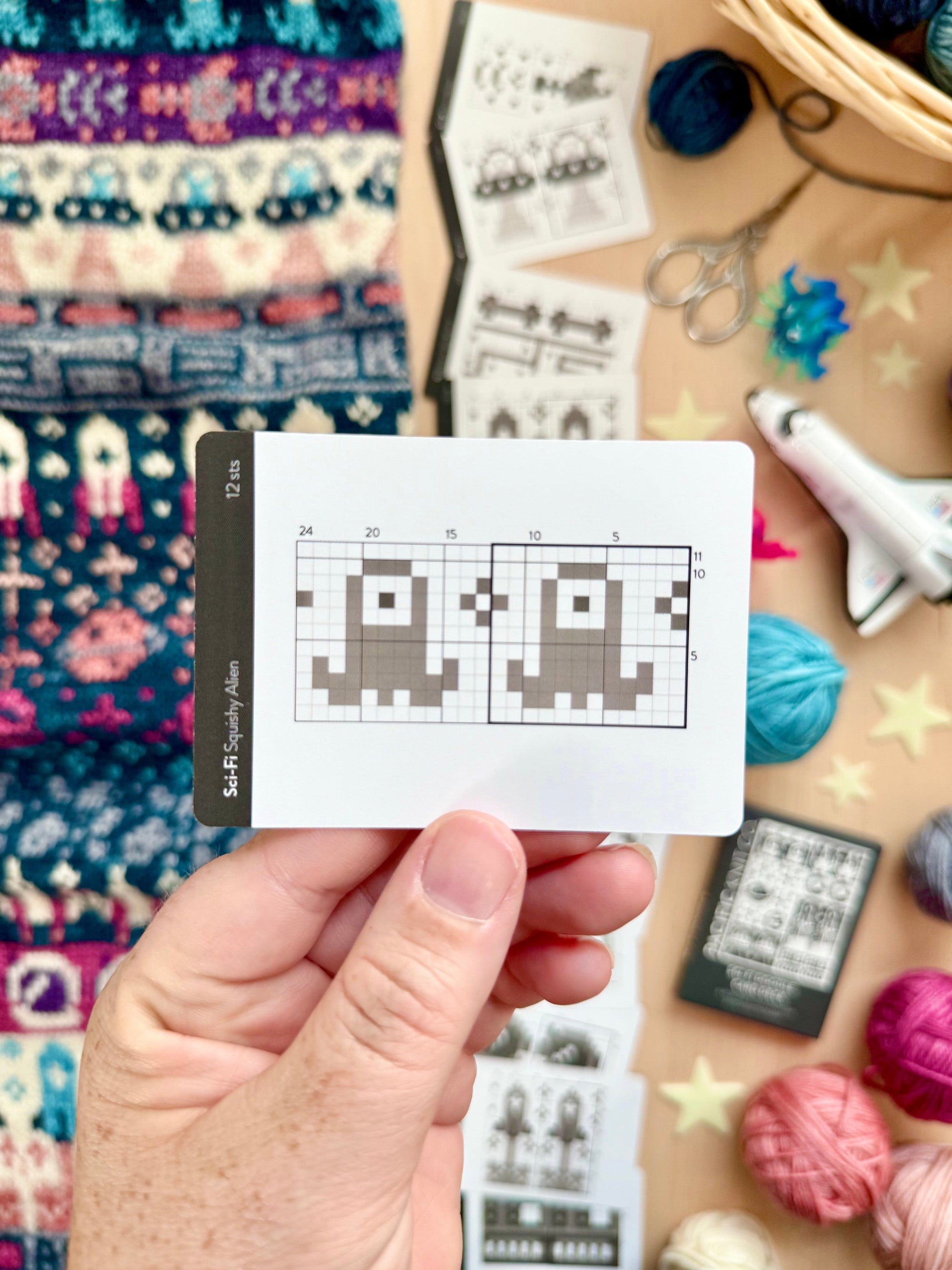 Pacific Knit Co. knitting pattern Pacific Knit Co. - Sci-Fi Doodle Card Deck (Expansion) PRE-ORDER