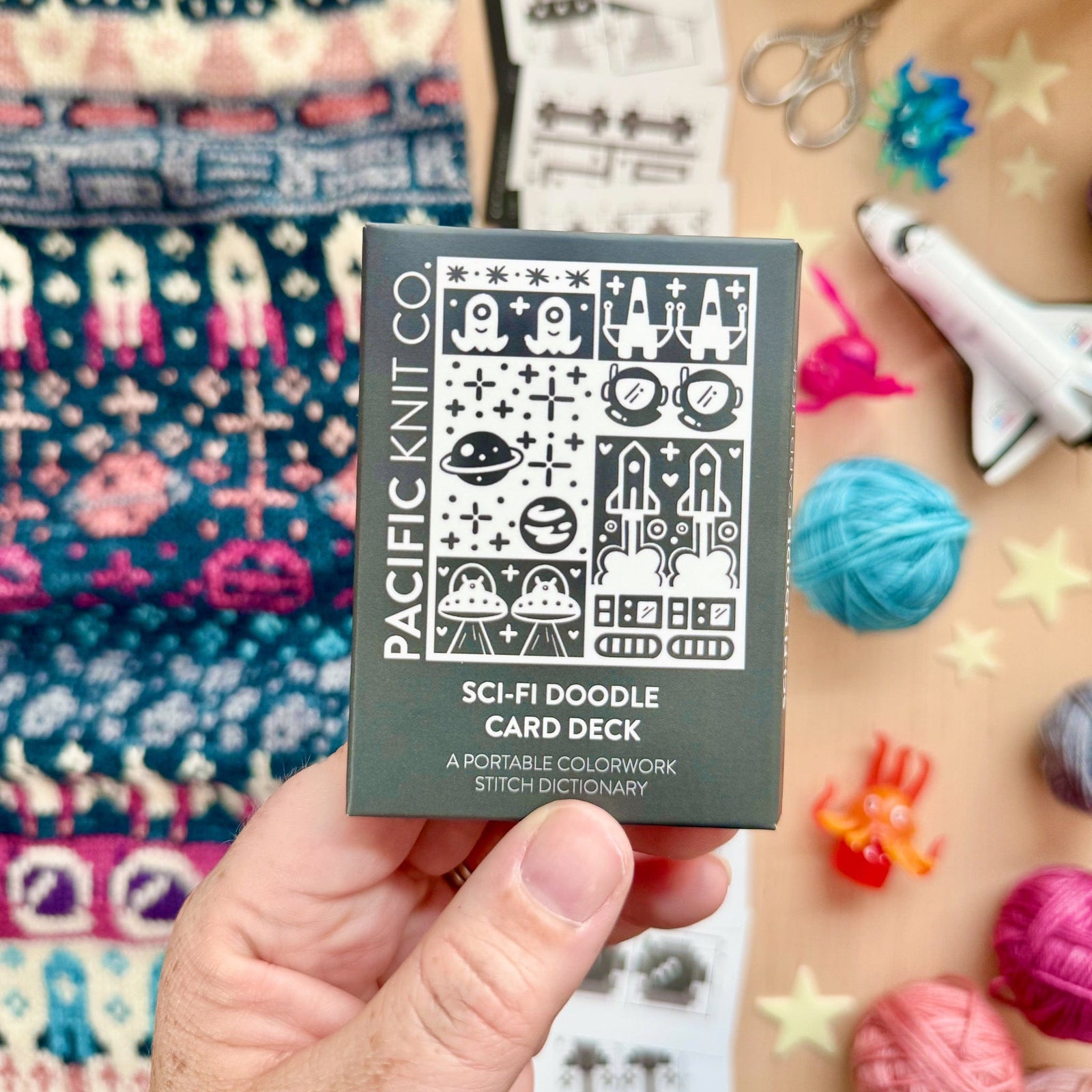 Pacific Knit Co. knitting pattern Pacific Knit Co. - Sci-Fi Doodle Card Deck (Expansion) PRE-ORDER