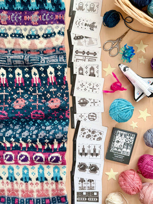 Pacific Knit Co. knitting pattern Pacific Knit Co. - Sci-Fi Doodle Card Deck (Expansion) PRE-ORDER