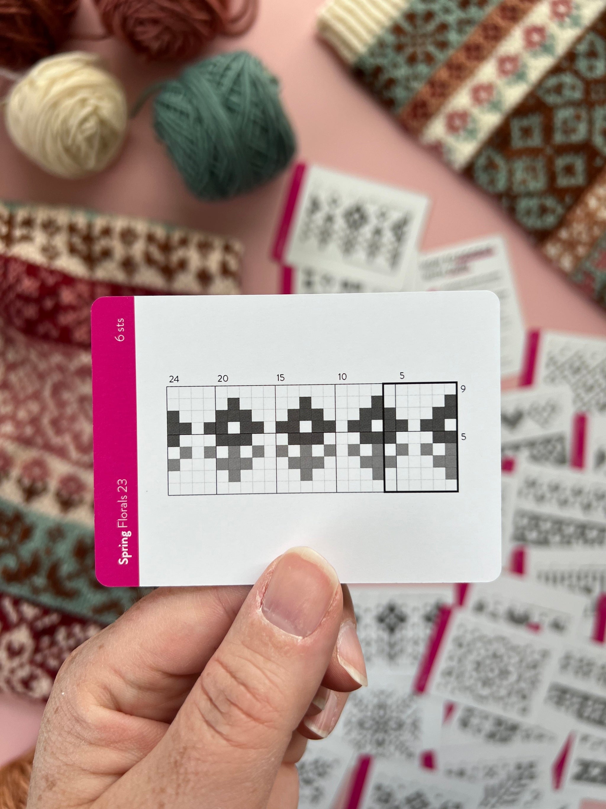 Knit Pattern Card Louie & Lola Yarns - Pacific Knit Co. - Spring Doodle Card Deck