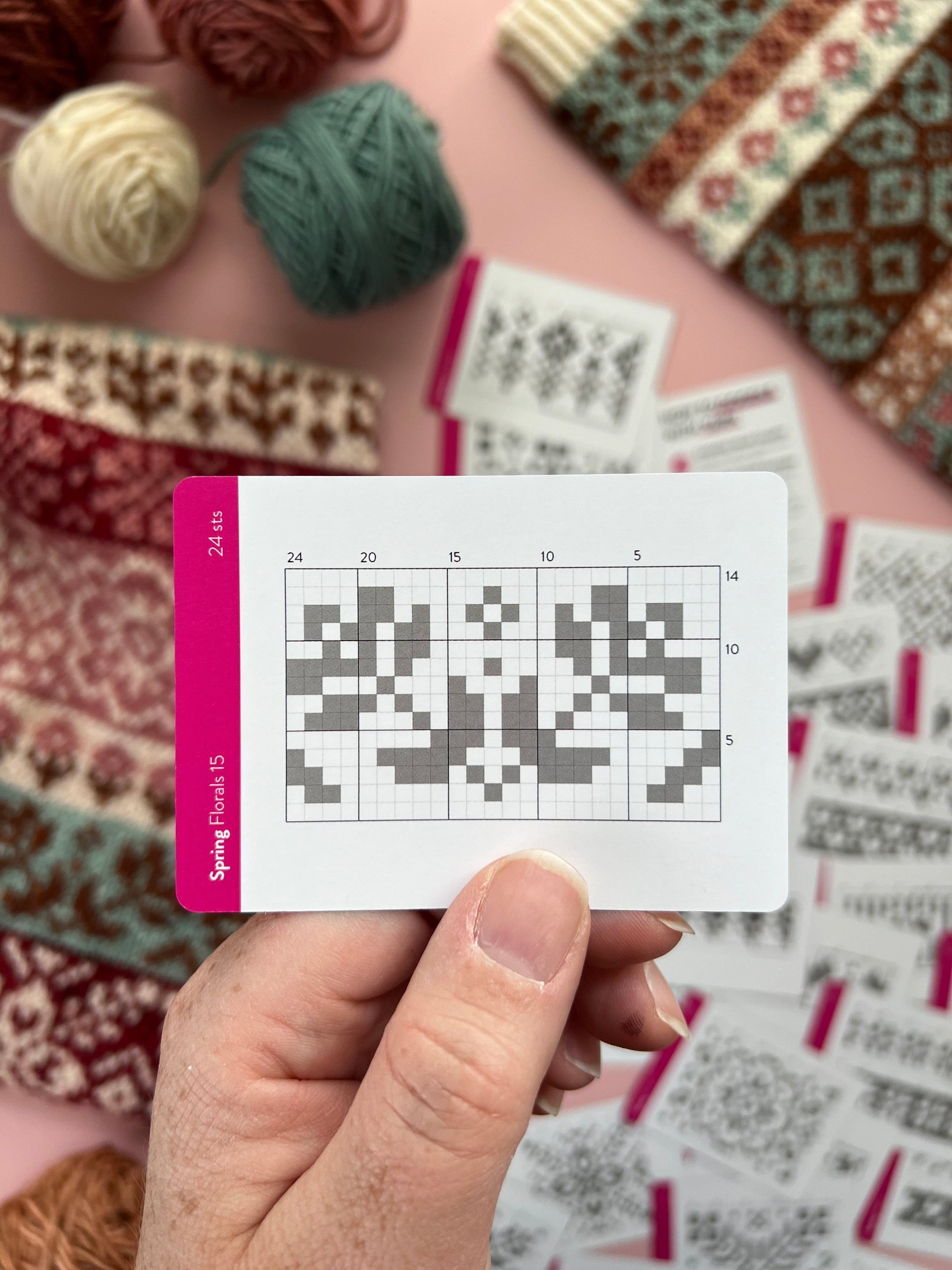 Knit Pattern Card Louie & Lola Yarns - Pacific Knit Co. - Spring Doodle Card Deck