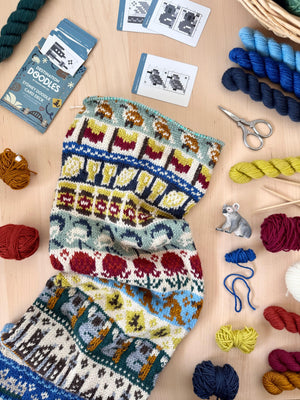 Pacific Knit Co. knitting pattern Pacific Knit Co. - Sydney Destination Doodle Card Deck (Foil Pack)