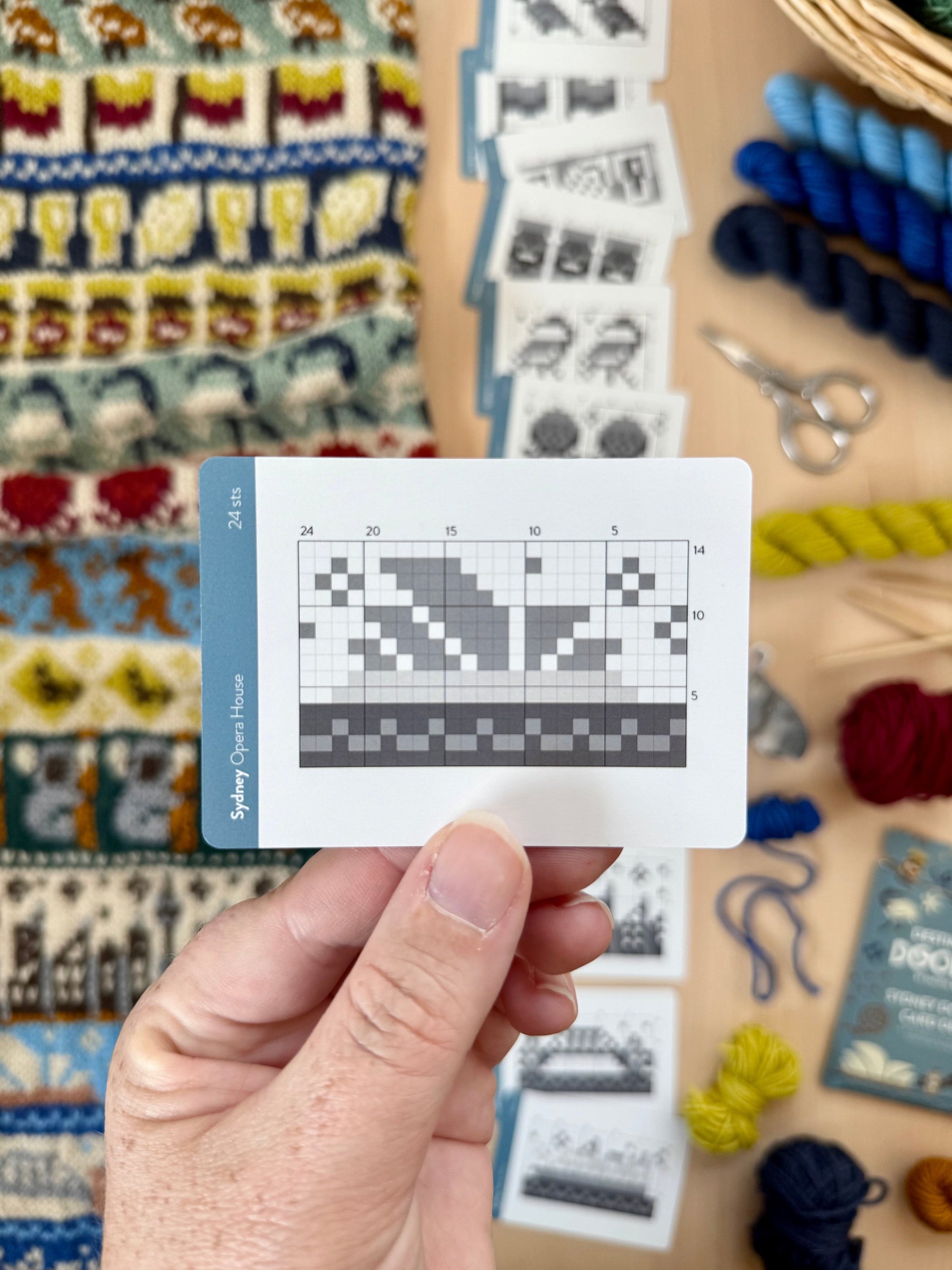 Pacific Knit Co. knitting pattern Pacific Knit Co. - Sydney Destination Doodle Card Deck (Foil Pack)