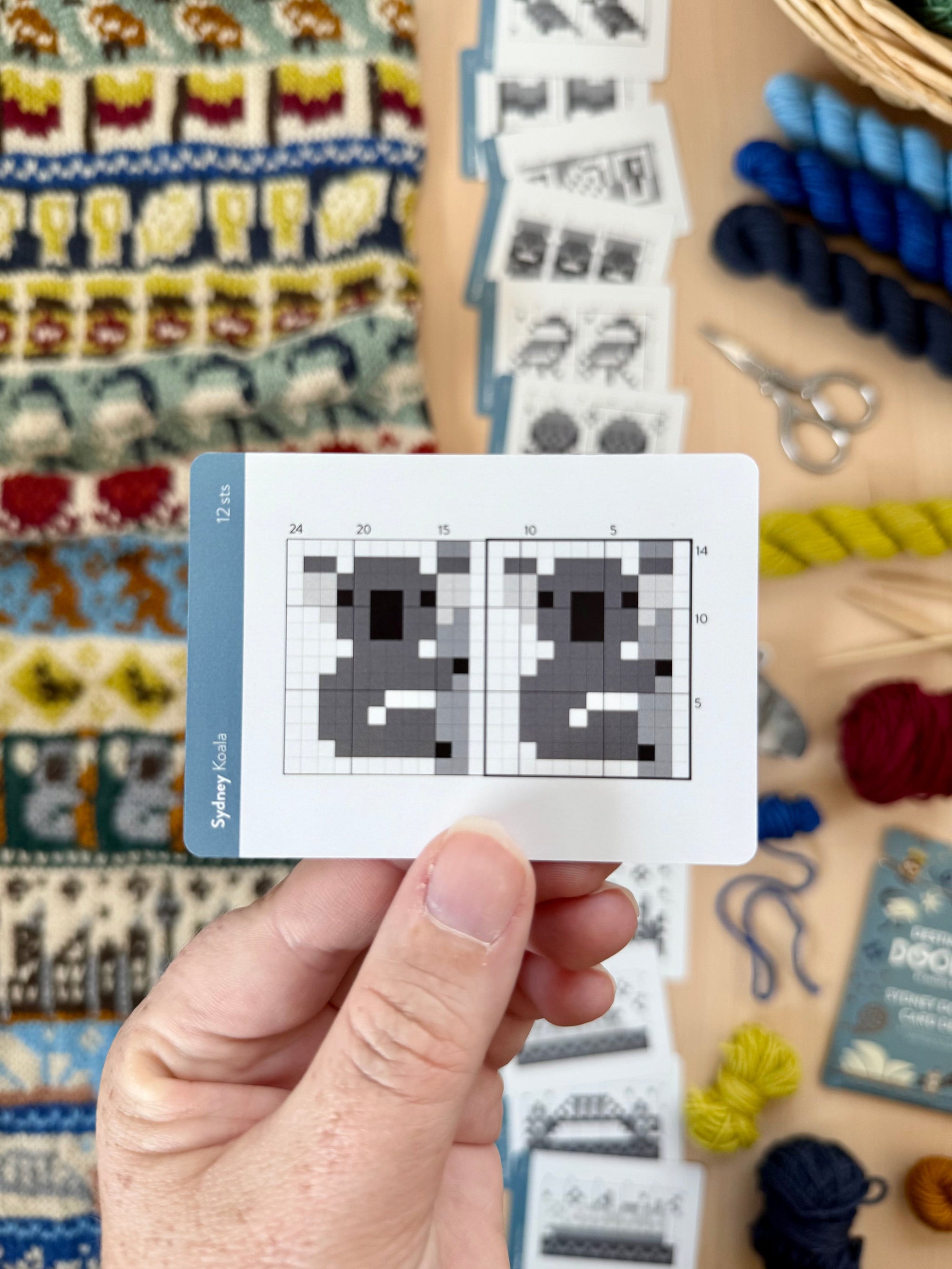 Pacific Knit Co. knitting pattern Pacific Knit Co. - Sydney Destination Doodle Card Deck (Foil Pack)