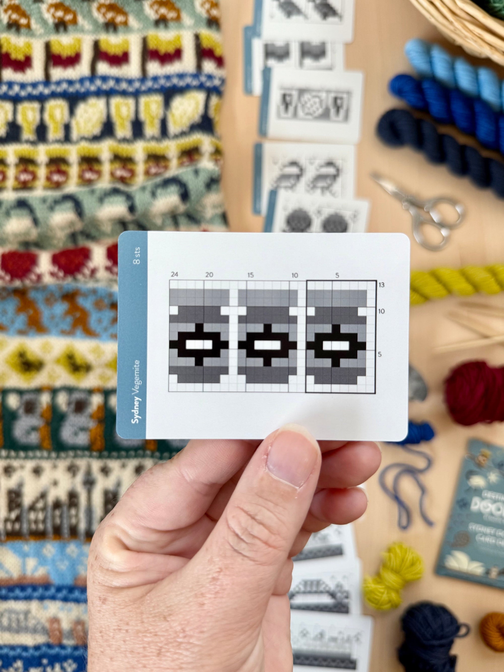 Pacific Knit Co. knitting pattern Pacific Knit Co. - Sydney Destination Doodle Card Deck (Foil Pack)