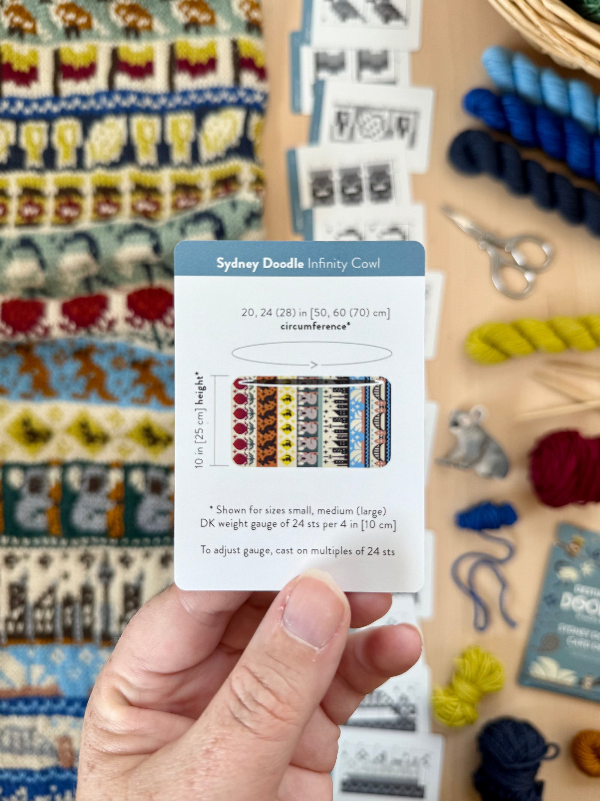 Pacific Knit Co. knitting pattern Pacific Knit Co. - Sydney Destination Doodle Card Deck (Foil Pack)