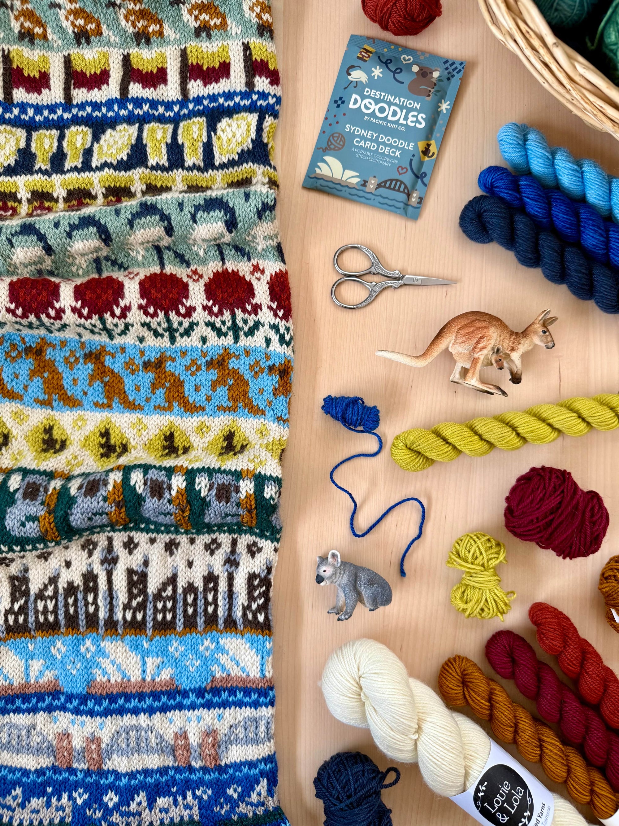 Pacific Knit Co. knitting pattern Pacific Knit Co. - Sydney Destination Doodle Card Deck (Foil Pack)