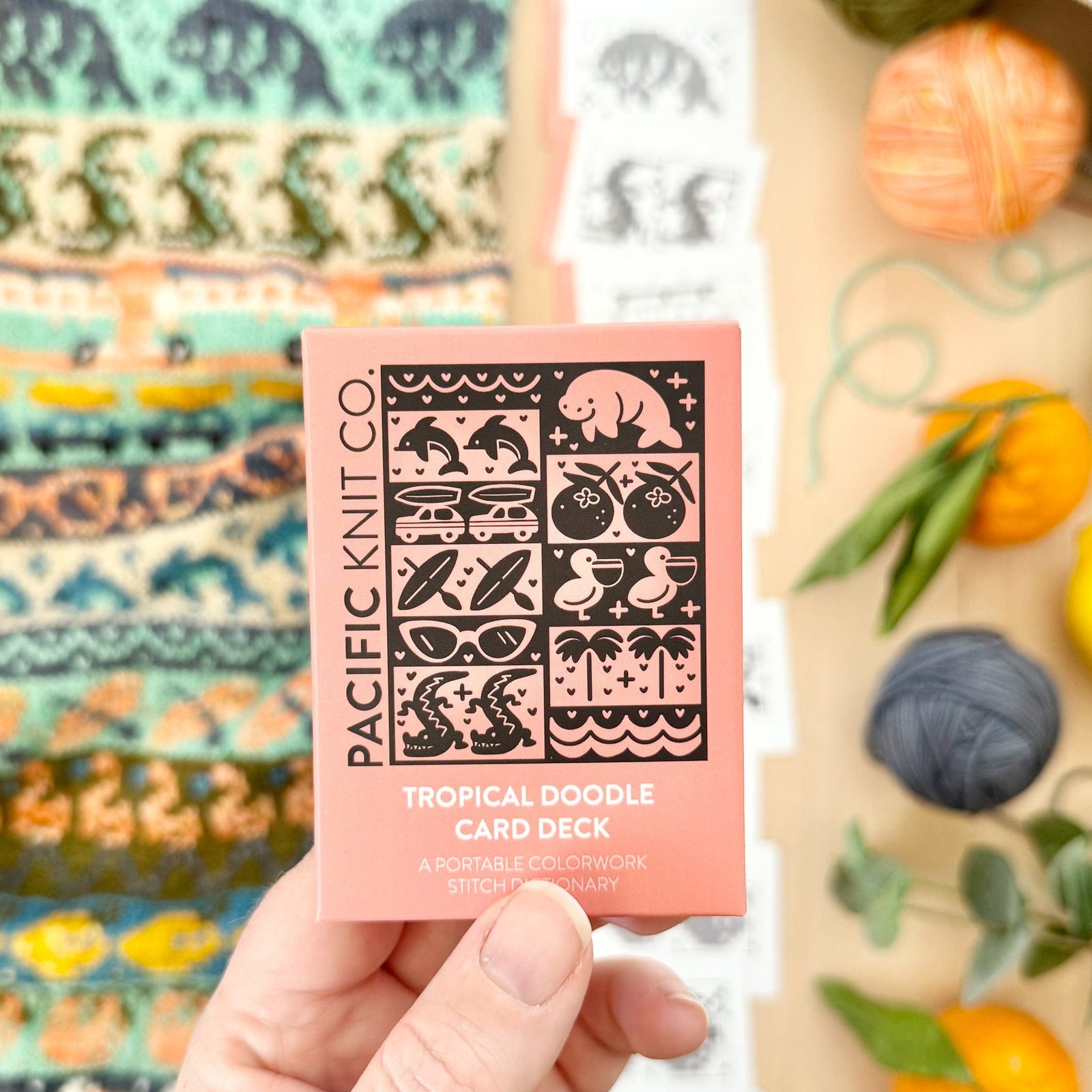Pacific Knit Co. knitting pattern Pacific Knit Co. - Tropical Doodle Card Deck (Expansion)