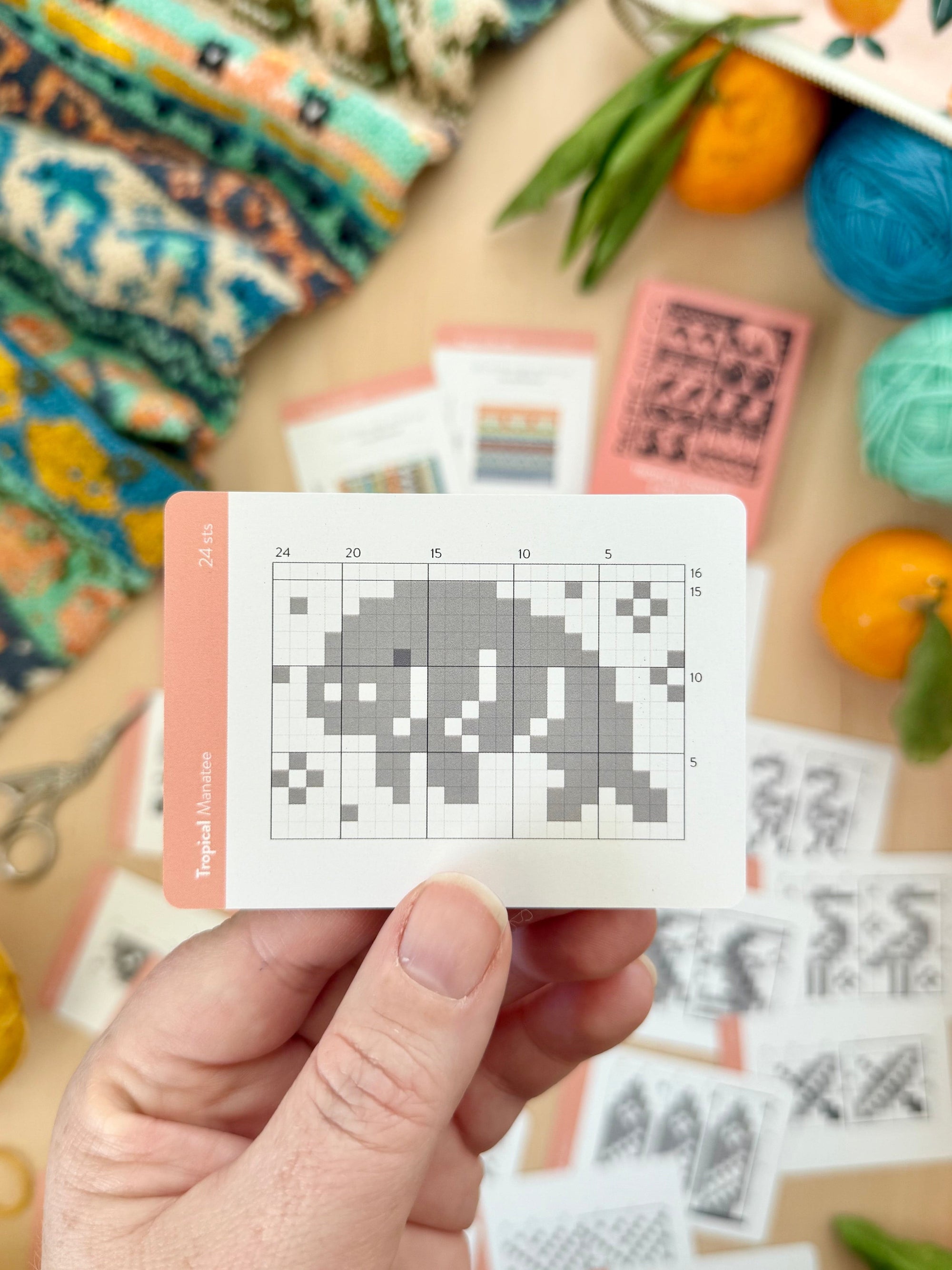 Pacific Knit Co. knitting pattern Pacific Knit Co. - Tropical Doodle Card Deck (Expansion)