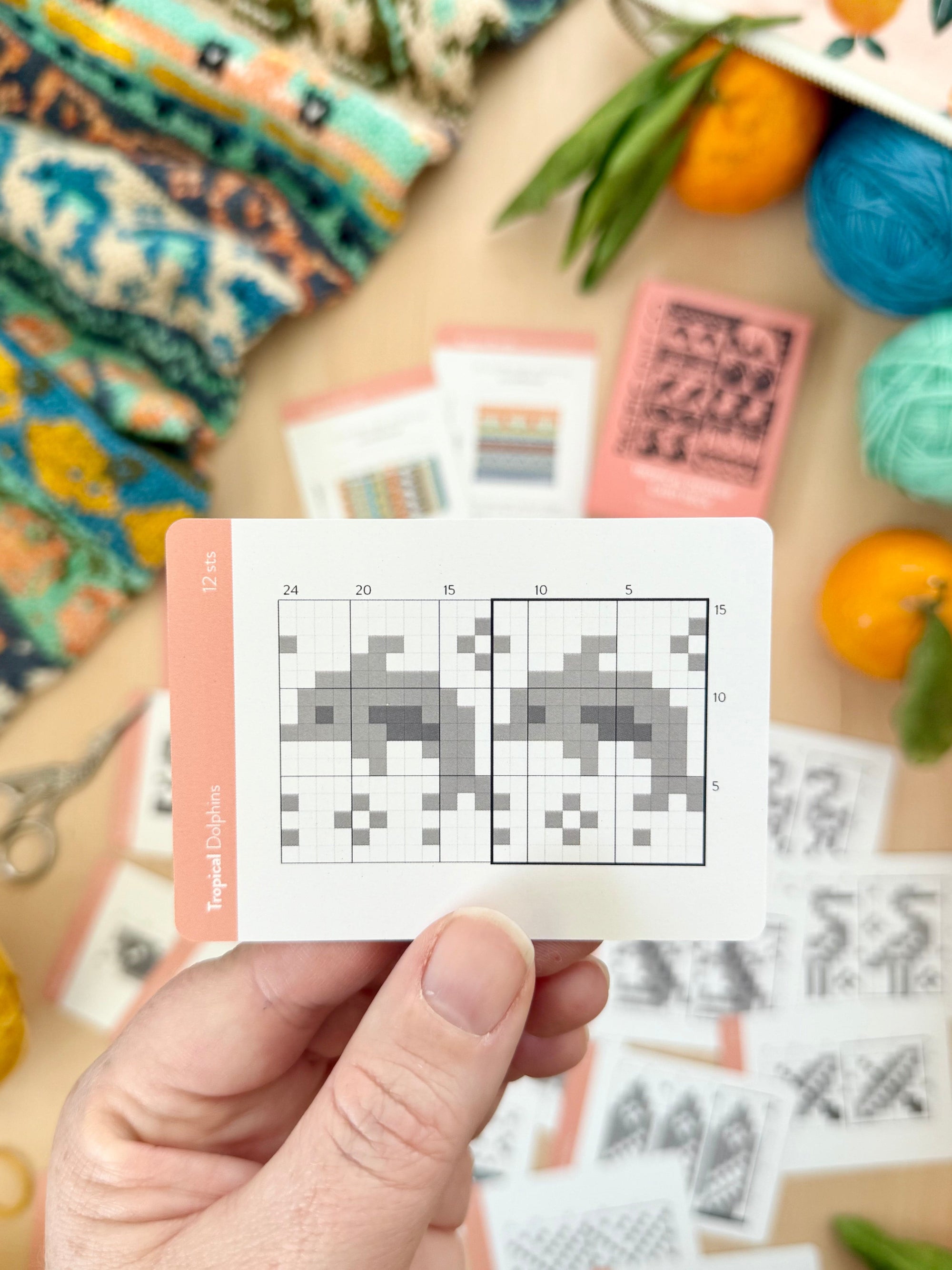 Pacific Knit Co. knitting pattern Pacific Knit Co. - Tropical Doodle Card Deck (Expansion)