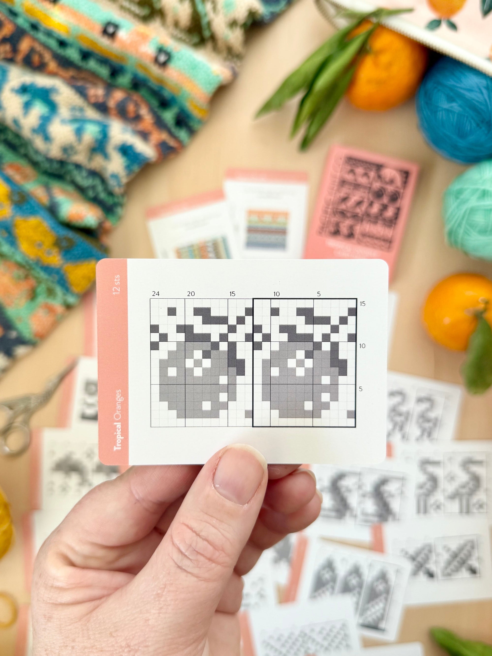 Pacific Knit Co. knitting pattern Pacific Knit Co. - Tropical Doodle Card Deck (Expansion)