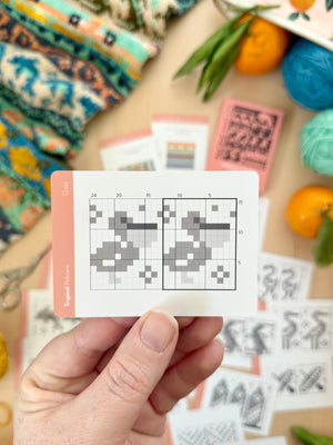 Pacific Knit Co. knitting pattern Pacific Knit Co. - Tropical Doodle Card Deck (Expansion)