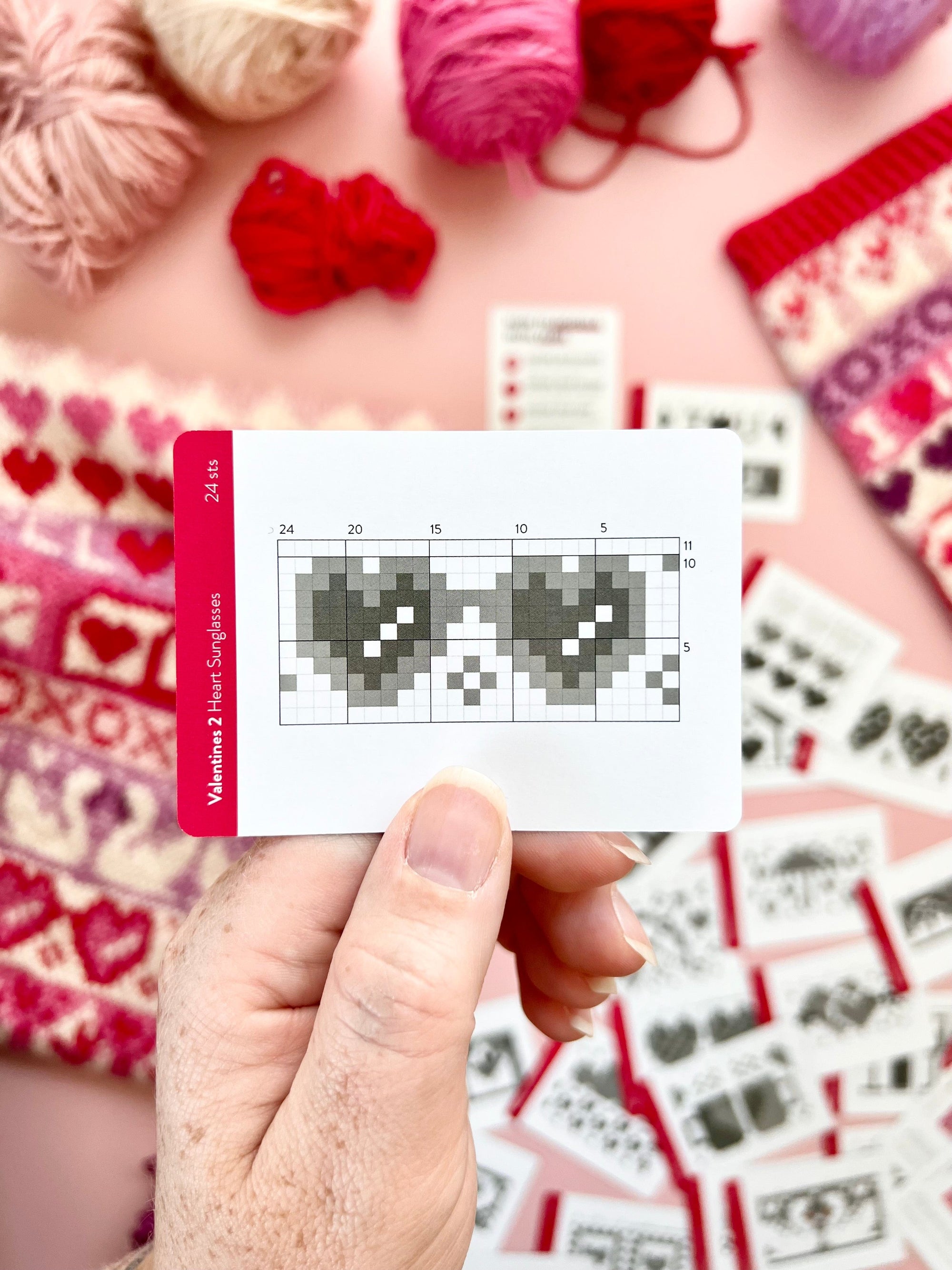 Louie & Lola Yarns - Pacific Knit Co. - Valentines 2 Doodle Card Deck ...