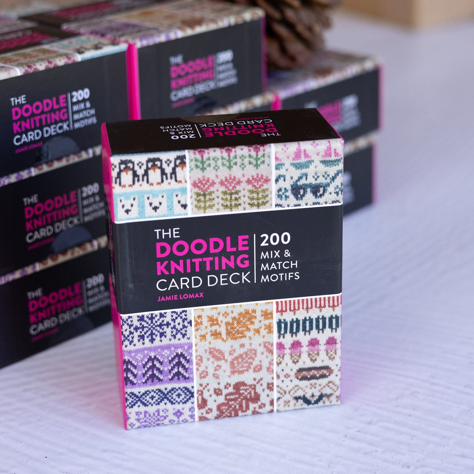 Pacific Knit Co. knitting pattern The Doodle Knitting Card Deck - 200 Mix & Match Motifs