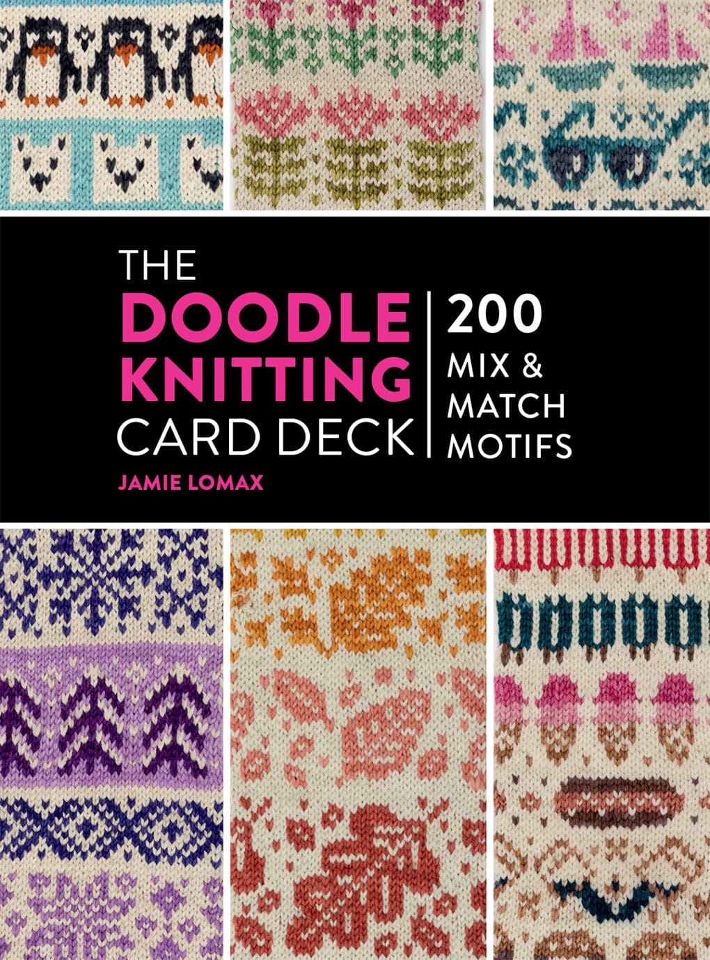 Pacific Knit Co. knitting pattern The Doodle Knitting Card Deck - 200 Mix & Match Motifs