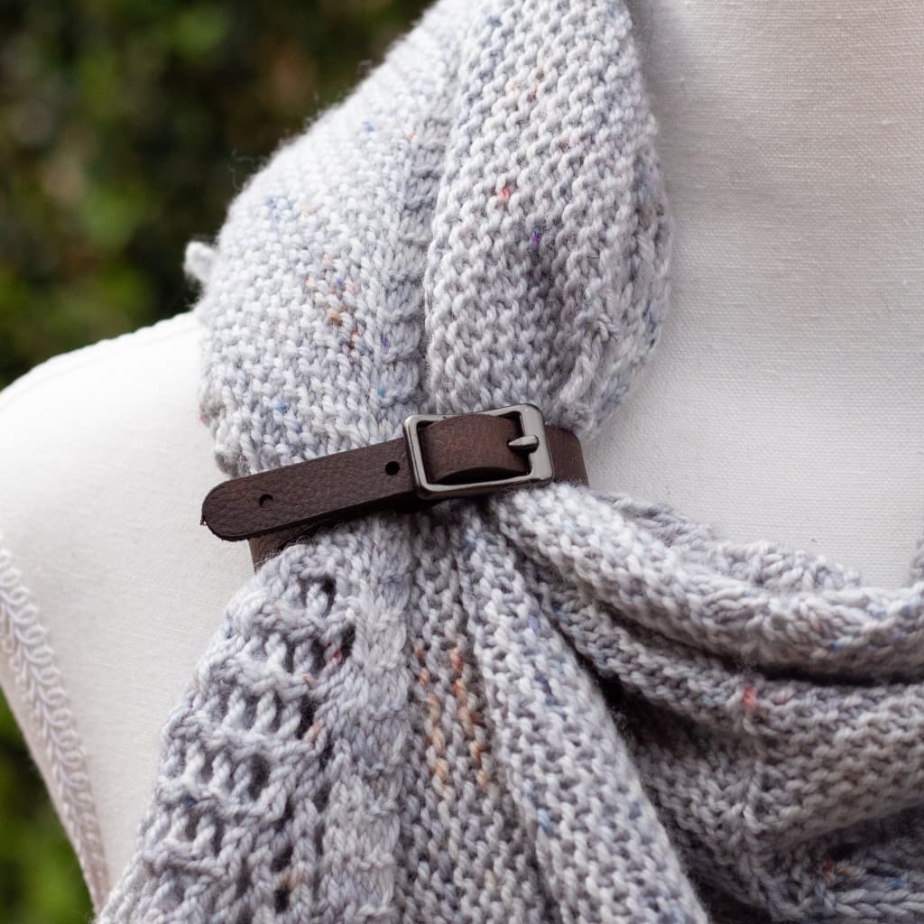 Purl & Hank Black/Gun Metal Purl & Hank - Tiny Shawl Belt
