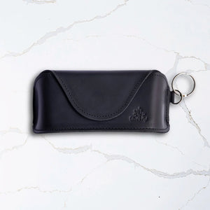 Thread & Maple Black Thread & Maple - Leather Glasses Case