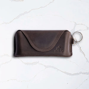 Thread & Maple Chocolate Thread & Maple - Leather Glasses Case