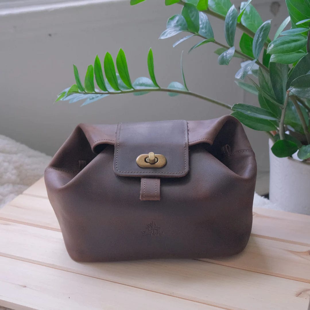 Thread & Maple Chocolate Thread & Maple - Leather Pop Up Bag