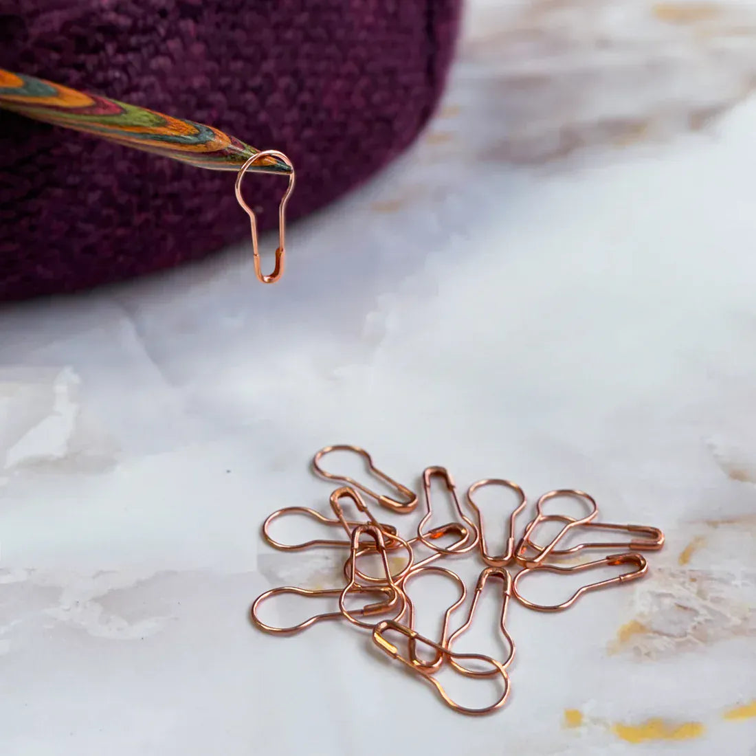 Thread & Maple Rose Gold Thread & Maple - Removeable Stitch Markers PRE-ORDER