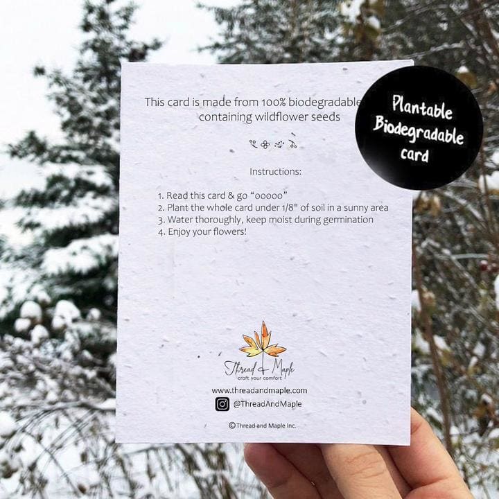 Thread & Maple Thread & Maple - Eco Anytime Card "Lift You Up"