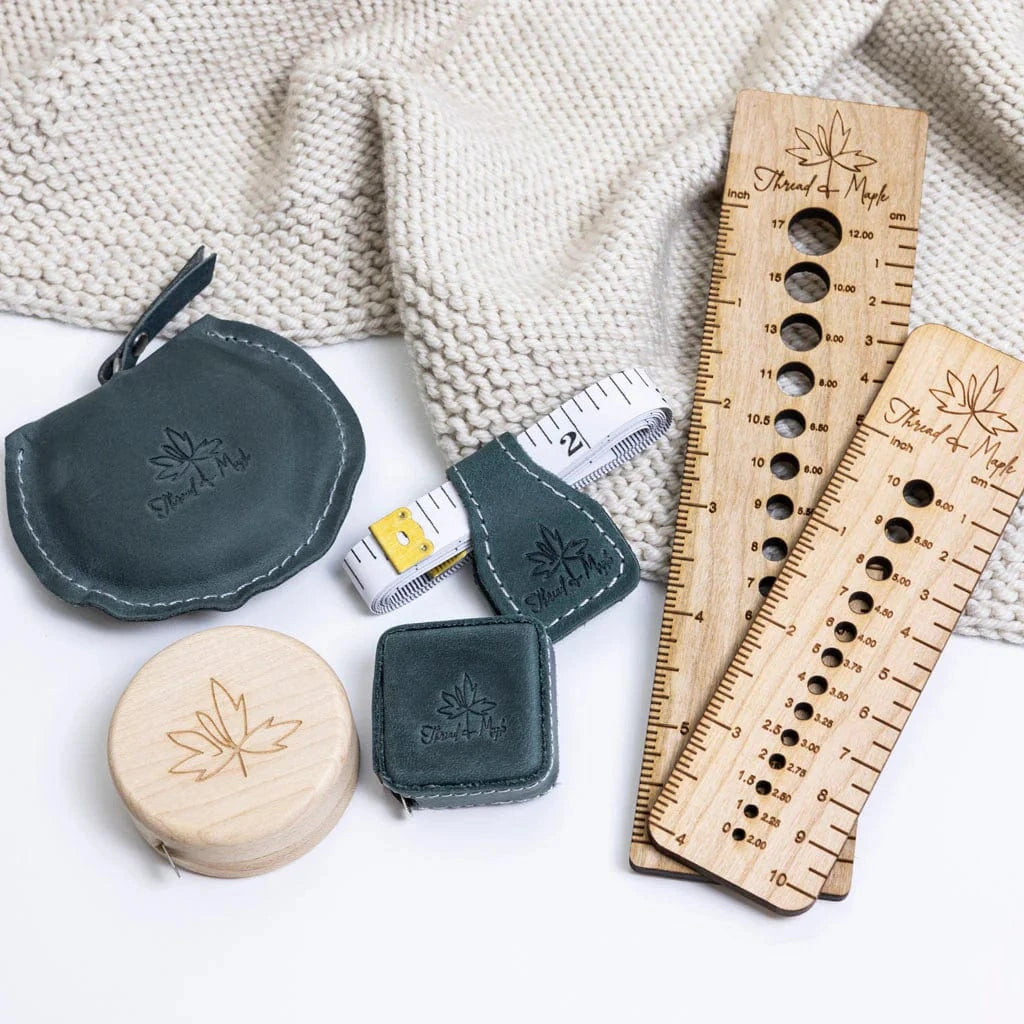 Thread & Maple Thread & Maple - Leather Tiny Tape Measure
