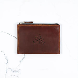 Thread & Maple Thread & Maple - Leather Zip Pocket