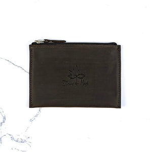 Thread & Maple Thread & Maple - Leather Zip Pocket