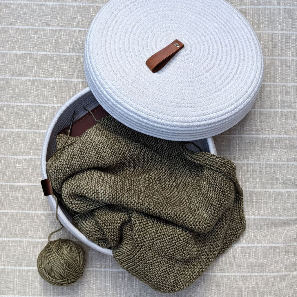 Thread & Maple Chocolate Thread & Maple - Nook Basket 12" (Non Magnetic)