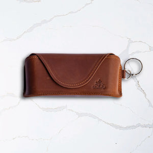Thread & Maple Whiskey Thread & Maple - Leather Glasses Case
