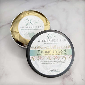Wilderness Lab Wilderness Lab - 'Tasmanian Gold' Solid Lotion Bar for Hands & Body